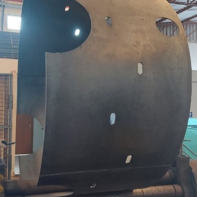 Calandra em chapas e tubos